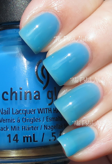 Nail polish swatch / manicure of shade China Glaze Isle See You Later