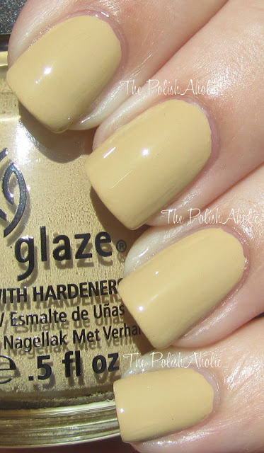 Nail polish swatch / manicure of shade China Glaze Kalahari Kiss