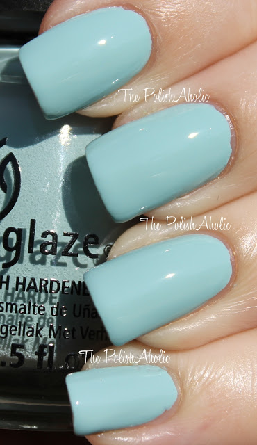 Nail polish swatch / manicure of shade China Glaze Kinetic Candy