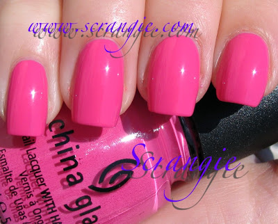 Nail polish swatch / manicure of shade China Glaze Laced Up