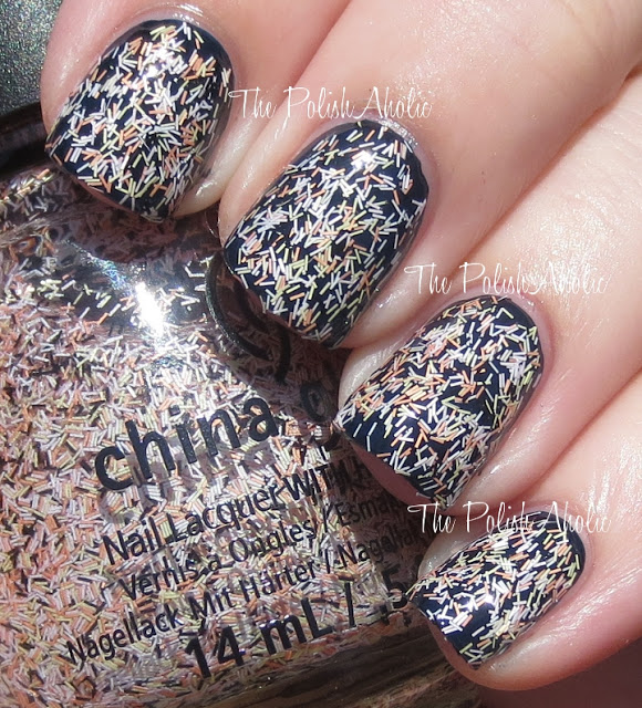 Nail polish swatch / manicure of shade China Glaze Light as a Feather