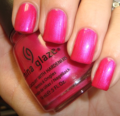 Nail polish swatch / manicure of shade China Glaze Limbo Bimbo