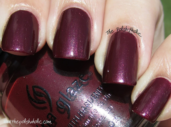 Nail polish swatch / manicure of shade China Glaze Loft-y Ambitions