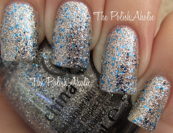 Nail polish swatch / manicure of shade China Glaze Lorelei's Tiara