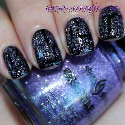 Nail polish swatch / manicure of shade China Glaze Luminous Lavender