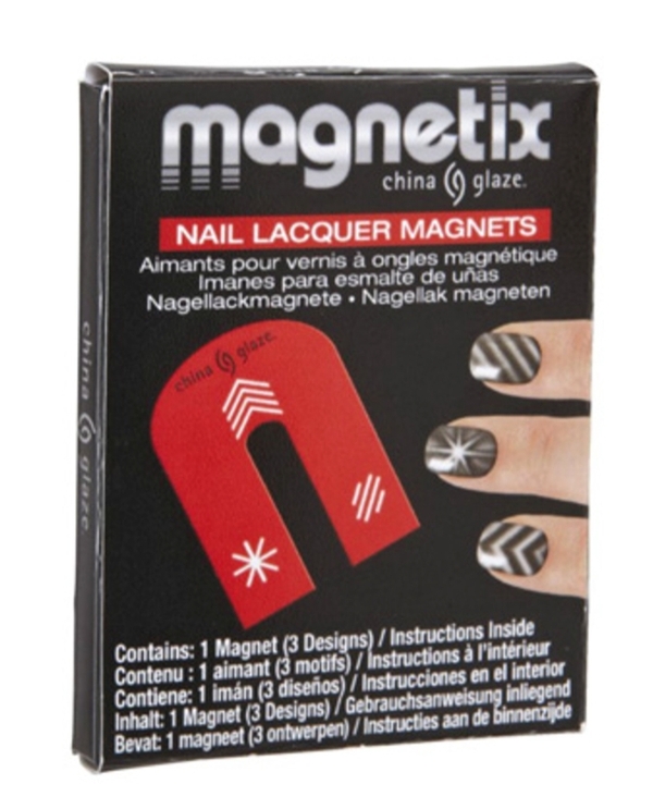 Nail polish swatch / manicure of shade China Glaze Magnetix Magnet