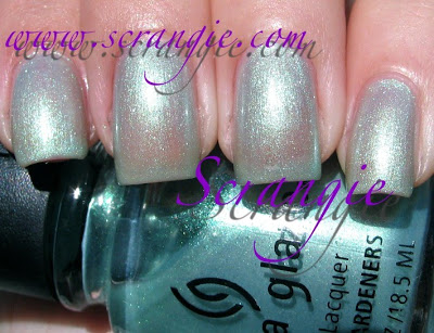 Nail polish swatch / manicure of shade China Glaze Mer-Made in the Shade