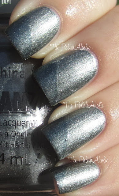 Nail polish swatch / manicure of shade China Glaze Metallic Metamorphosis