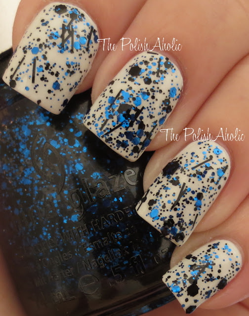 Nail polish swatch / manicure of shade China Glaze Mosaic Madness