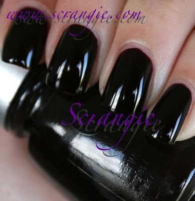 Nail polish swatch / manicure of shade China Glaze Naughty and Nice