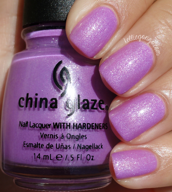 Nail polish swatch / manicure of shade China Glaze No Way Jose