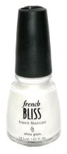 Nail polish swatch / manicure of shade China Glaze Ohh La La White Pearl