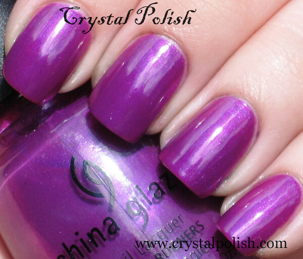 Nail polish swatch / manicure of shade China Glaze On the Prowl