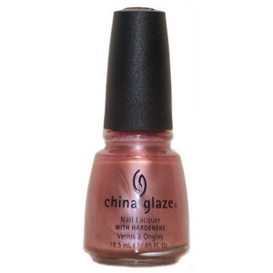 Nail polish swatch / manicure of shade China Glaze Pink Champagne