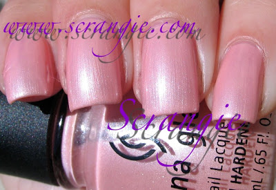 Nail polish swatch / manicure of shade China Glaze Pla-Toes
