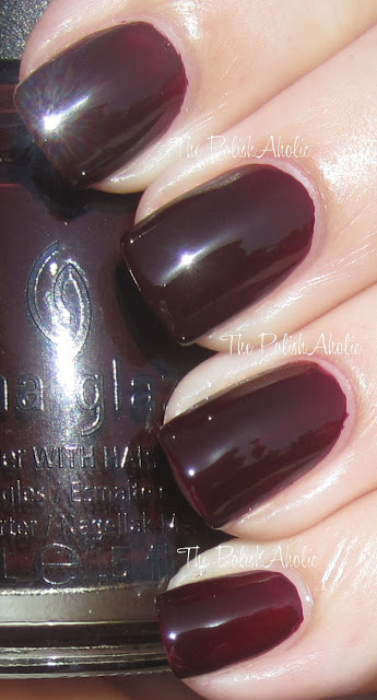 Nail polish swatch / manicure of shade China Glaze Prey Tell