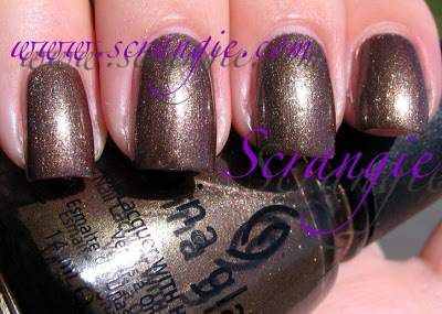 Nail polish swatch / manicure of shade China Glaze Prize Winning Mare