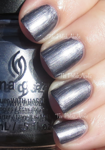 Nail polish swatch / manicure of shade China Glaze Public Relations