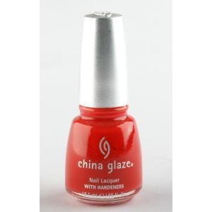 Nail polish swatch / manicure of shade China Glaze Red Alert