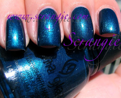 Nail polish swatch / manicure of shade China Glaze Rodeo Fanatic