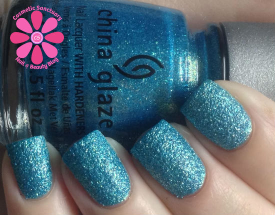 Nail polish swatch / manicure of shade China Glaze Seahorsin' Around