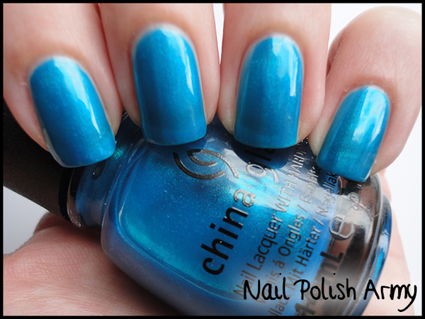 Nail polish swatch / manicure of shade China Glaze Sexy in the City