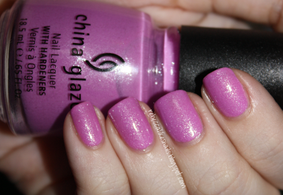 Nail polish swatch / manicure of shade China Glaze Shaken Not Stirred