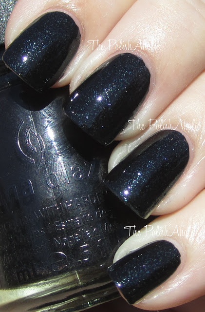 Nail polish swatch / manicure of shade China Glaze Smoke and Ashes