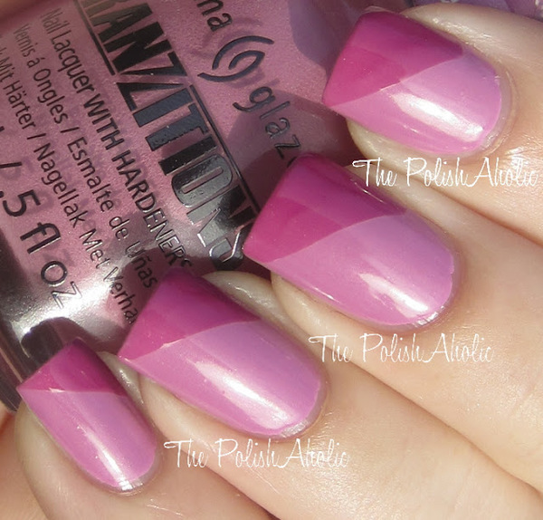 Nail polish swatch / manicure of shade China Glaze Split Perso-Nail-ity