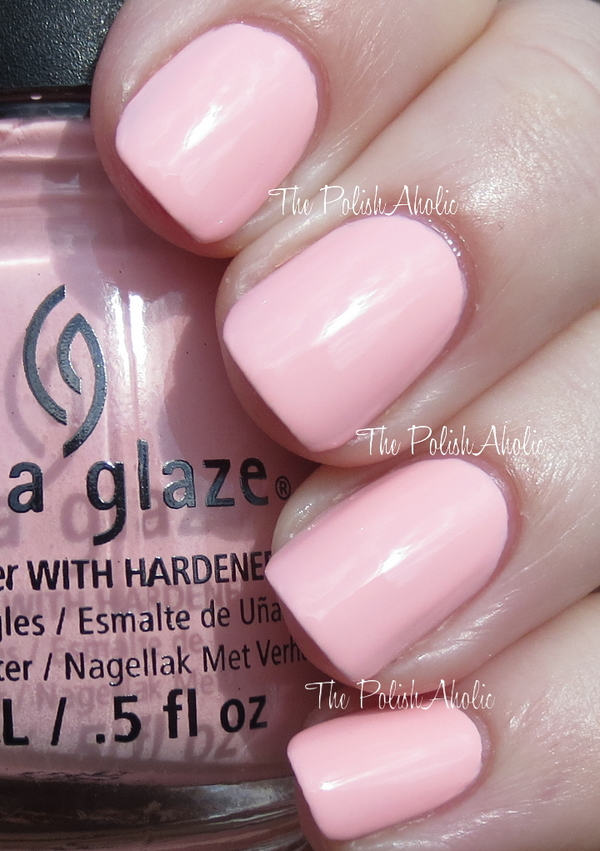 Nail polish swatch / manicure of shade China Glaze Spring in My Step