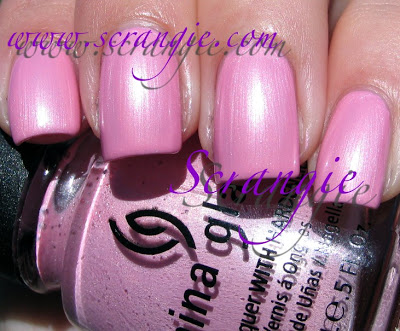 Nail polish swatch / manicure of shade China Glaze St. Tropez