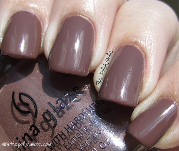 Nail polish swatch / manicure of shade China Glaze Street Chic