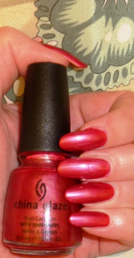 Nail polish swatch / manicure of shade China Glaze Stylish Envy