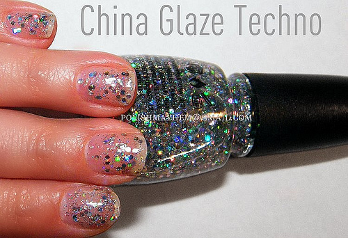 Nail polish swatch / manicure of shade China Glaze Techno