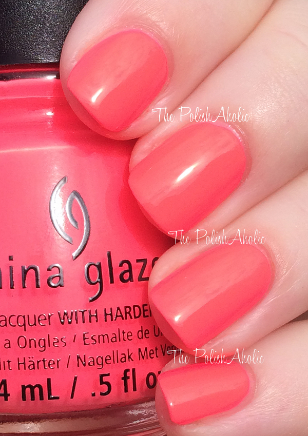 Nail polish swatch / manicure of shade China Glaze Thistle Do Nicely