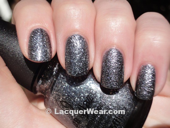 Nail polish swatch / manicure of shade China Glaze Tinsel Town