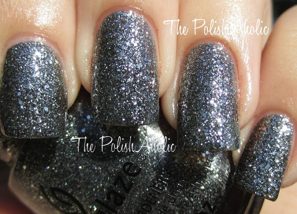 Nail polish swatch / manicure of shade China Glaze Tinsel Town