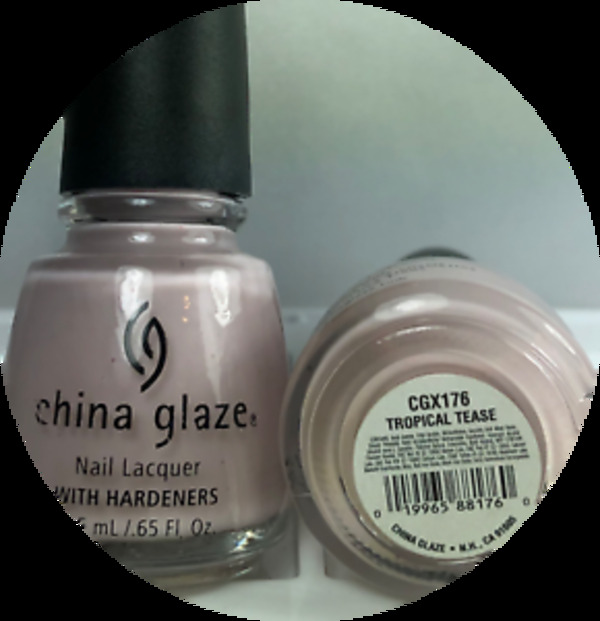 Nail polish swatch / manicure of shade China Glaze Tropical Tease