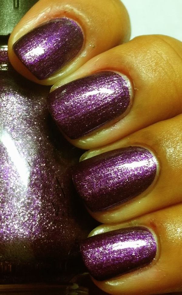 Nail polish swatch / manicure of shade China Glaze Twinkle Toes