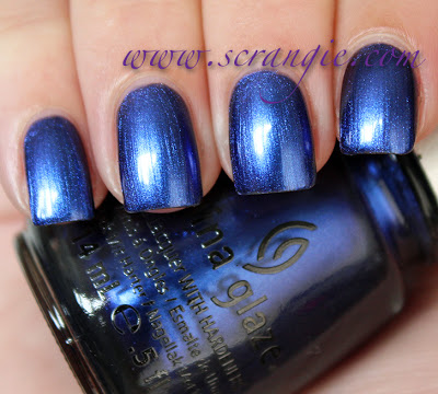 Nail polish swatch / manicure of shade China Glaze Want My Bawdy