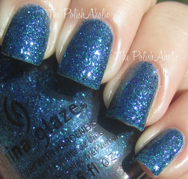 Nail polish swatch / manicure of shade China Glaze Water You Waiting For