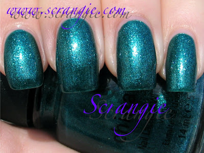 Nail polish swatch / manicure of shade China Glaze Watermelon Rind