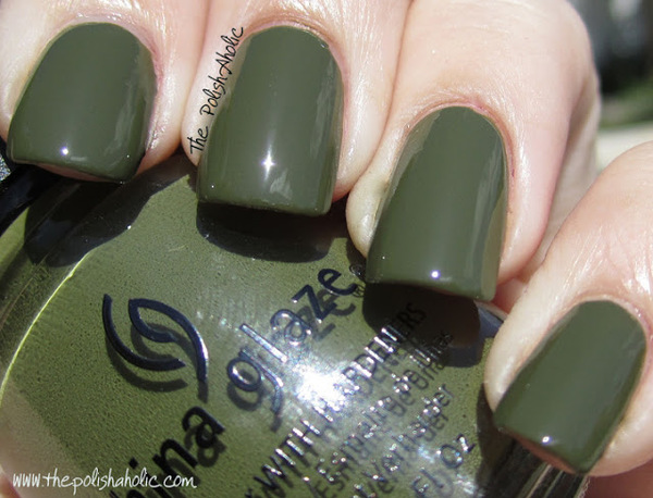 Nail polish swatch / manicure of shade China Glaze Westside Warrior
