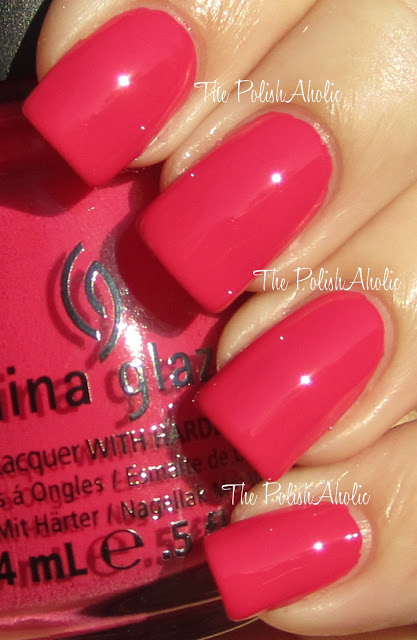 Nail polish swatch / manicure of shade China Glaze Wicked Style