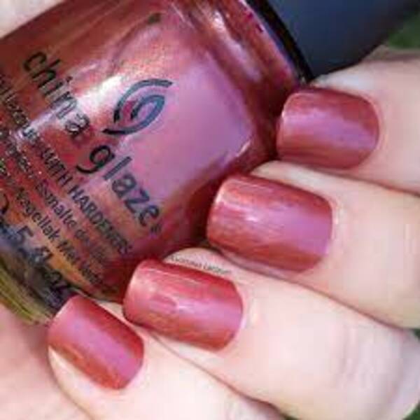 Nail polish swatch / manicure of shade China Glaze Your Touch