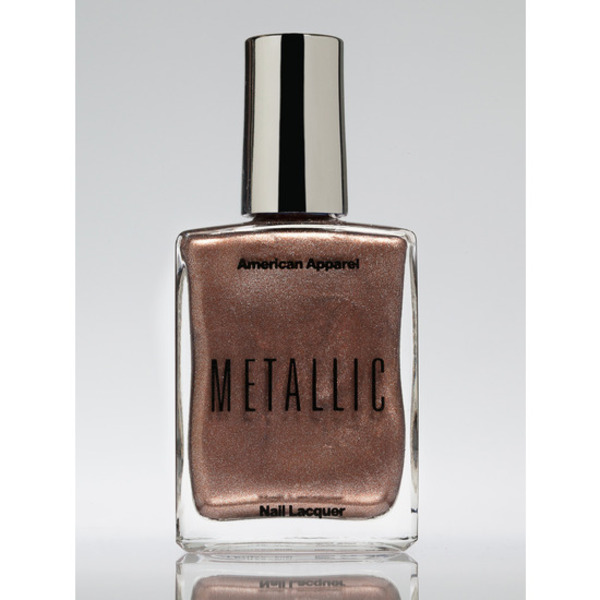 Nail polish swatch / manicure of shade American Apparel Bronze Dash