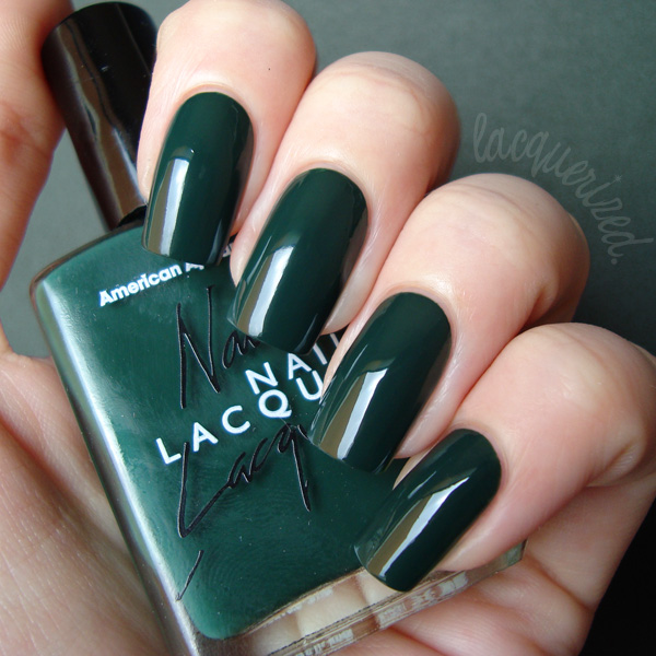 Nail polish swatch / manicure of shade American Apparel Hunter