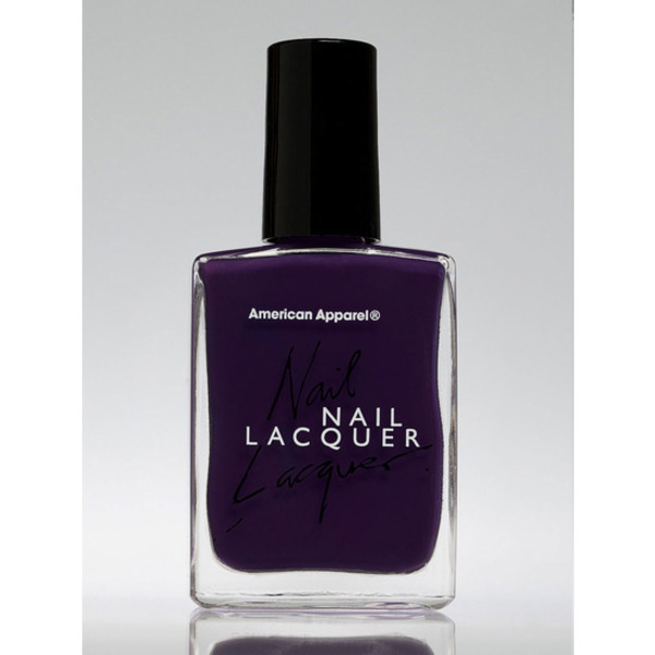 Nail polish swatch / manicure of shade American Apparel Imperial Purple