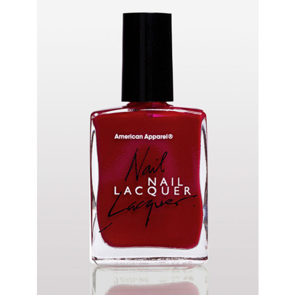 Nail polish swatch / manicure of shade American Apparel Lipstick