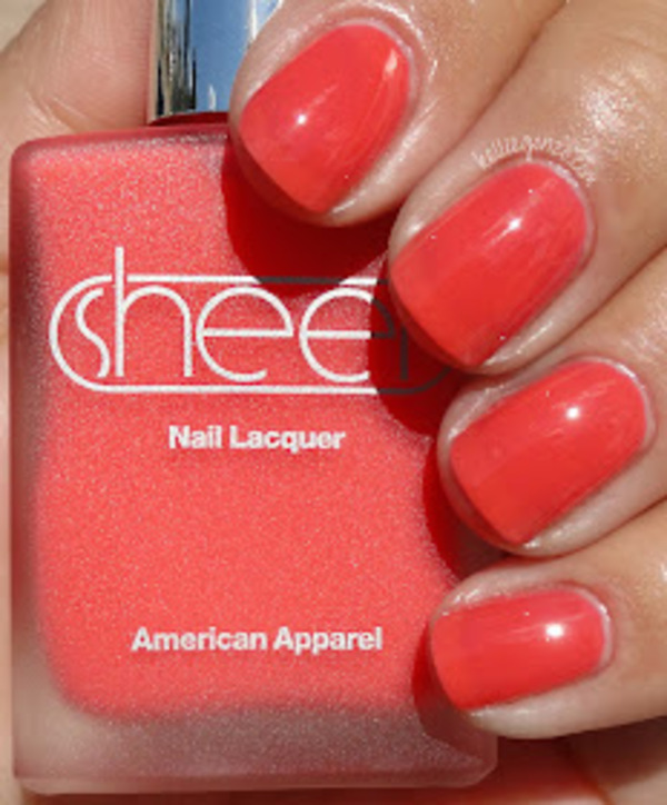 Nail polish swatch / manicure of shade American Apparel Manhattan Beach